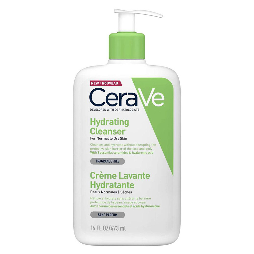 ژل شستشو و آبرسان سراوی مدلHydrating Cleanser_پوست نرمال تا خشک